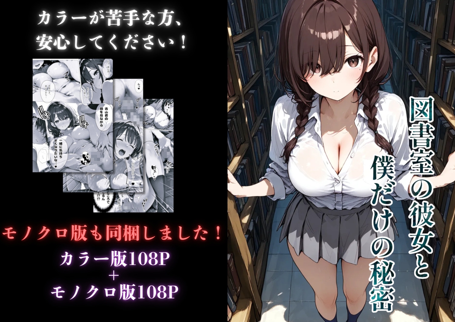 図書室の彼女と僕だけの秘密 サンプル 9/9