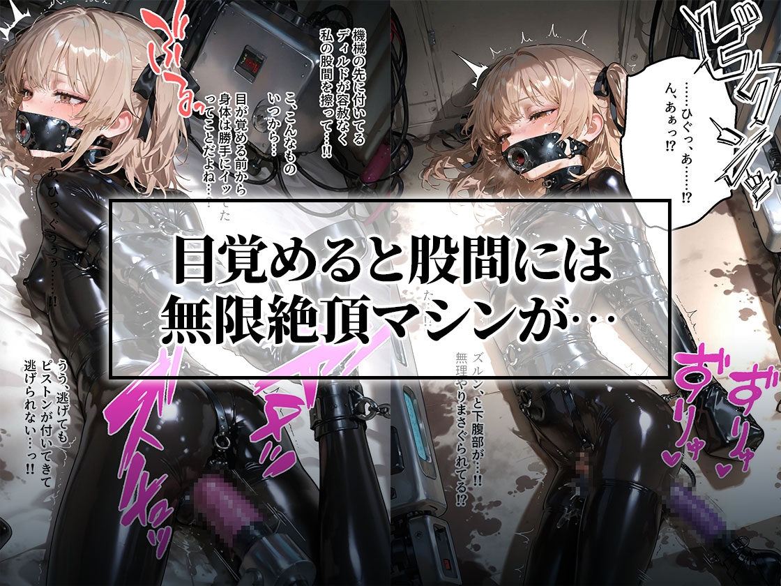 ドMラバースーツ女子の飼い方3|ペット扱い&連続マシン絶頂 サンプル 5/8