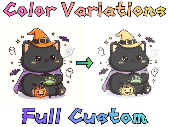 DotChange -ドットチェンジ- 音声付き動画も変換できるドット絵変換PCアプリ サンプル1