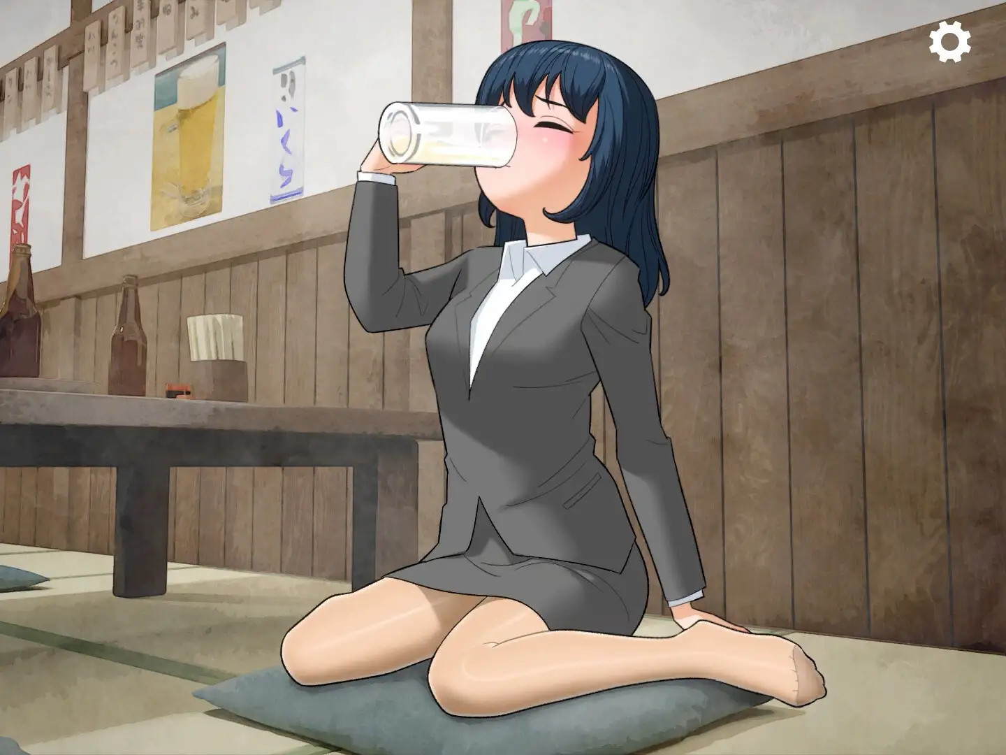 女ニート、生きる。 居酒屋 スーツ