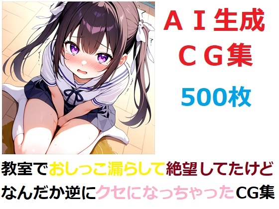 教室でおしっこ漏らして絶望してたけどなんだか逆にクセになっちゃったCG集