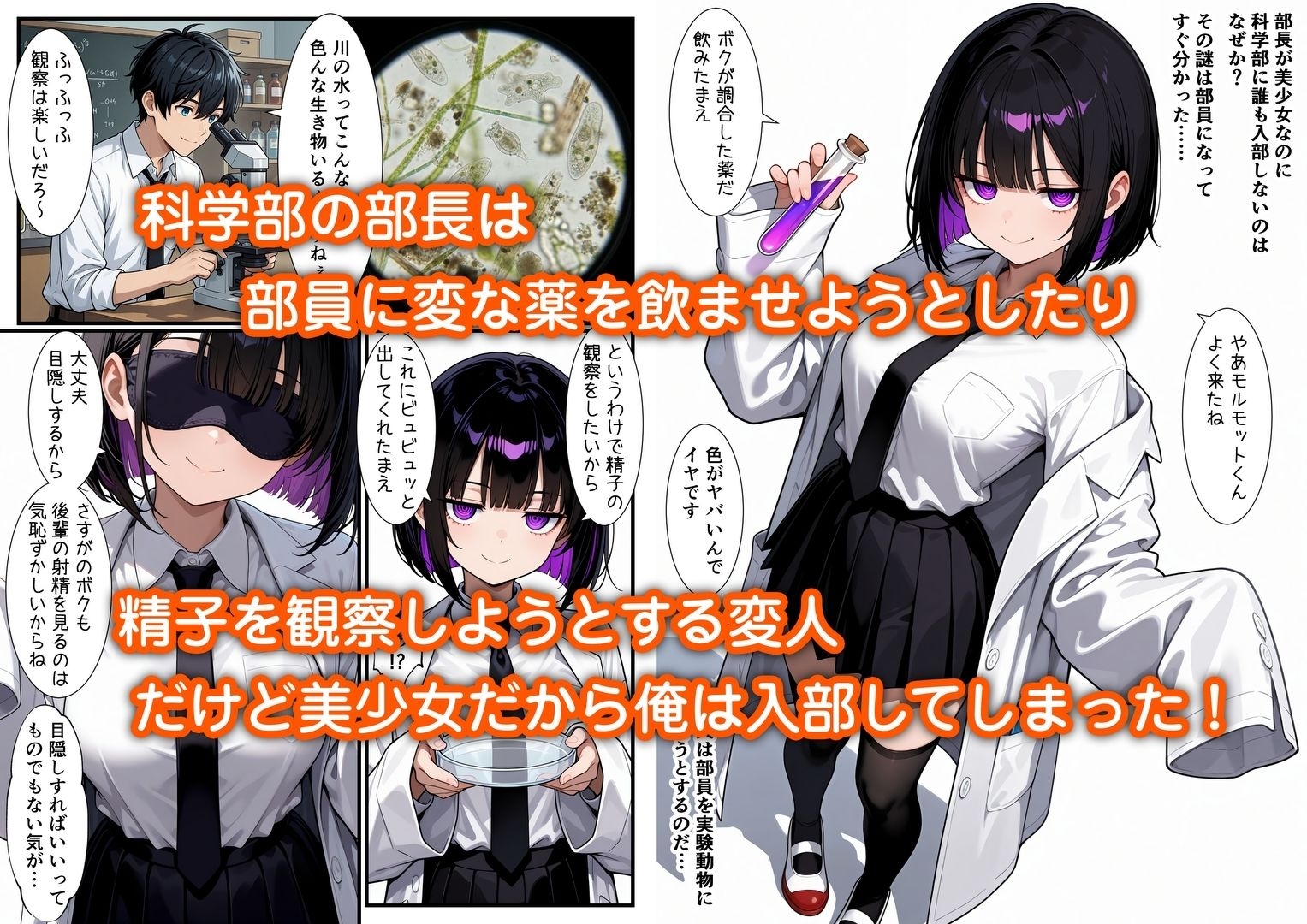 俺をモルモットくんと呼ぶクールな先輩 実はドMで種付け懇願を連呼してきた サンプル 1/6