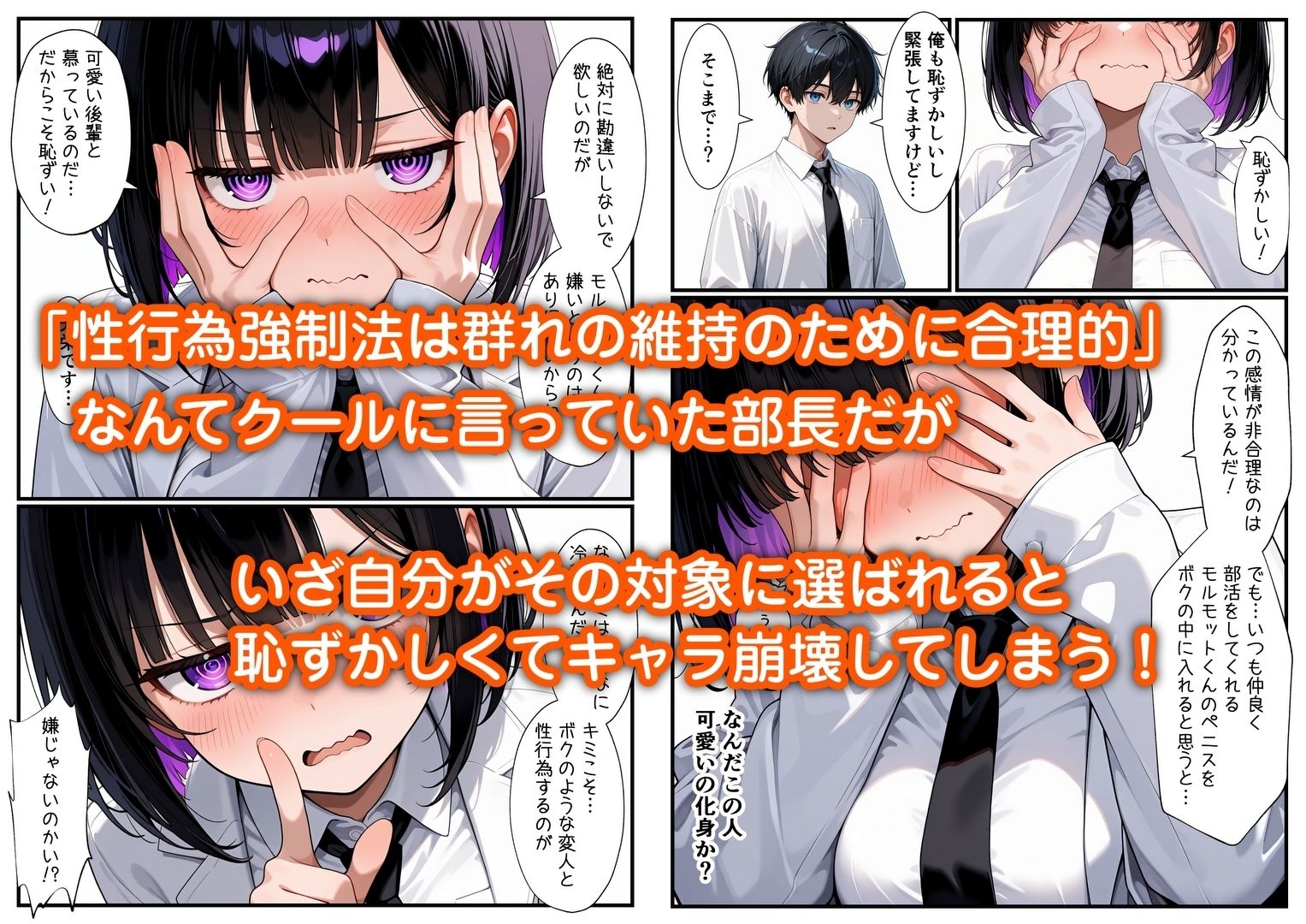 俺をモルモットくんと呼ぶクールな先輩 実はドMで種付け懇願を連呼してきた サンプル 5/6