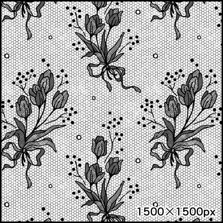 チュールレース集10  6種 サンプル1