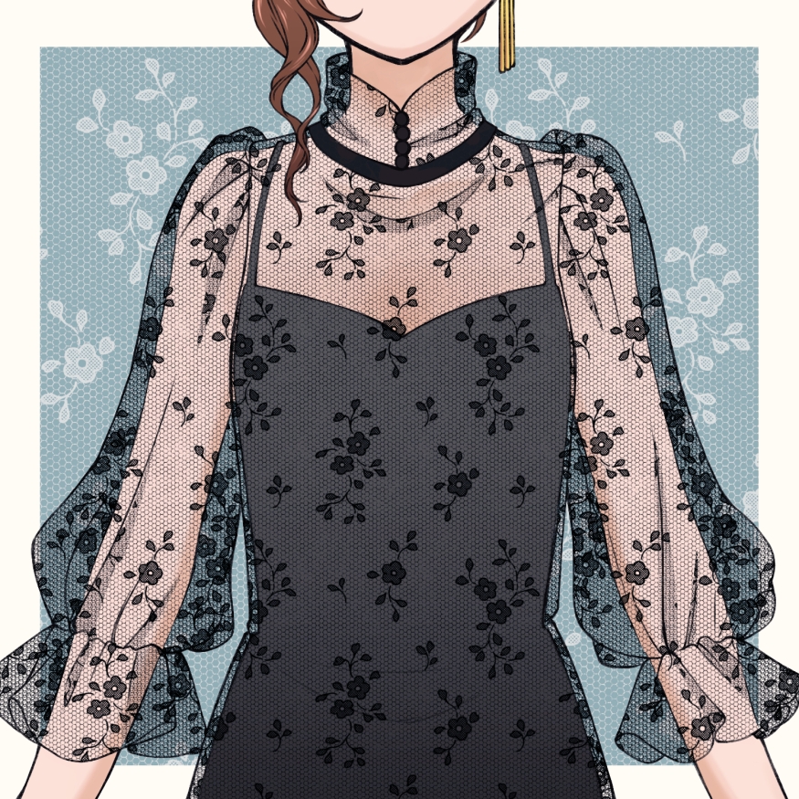 チュールレース集10  6種 サンプル9