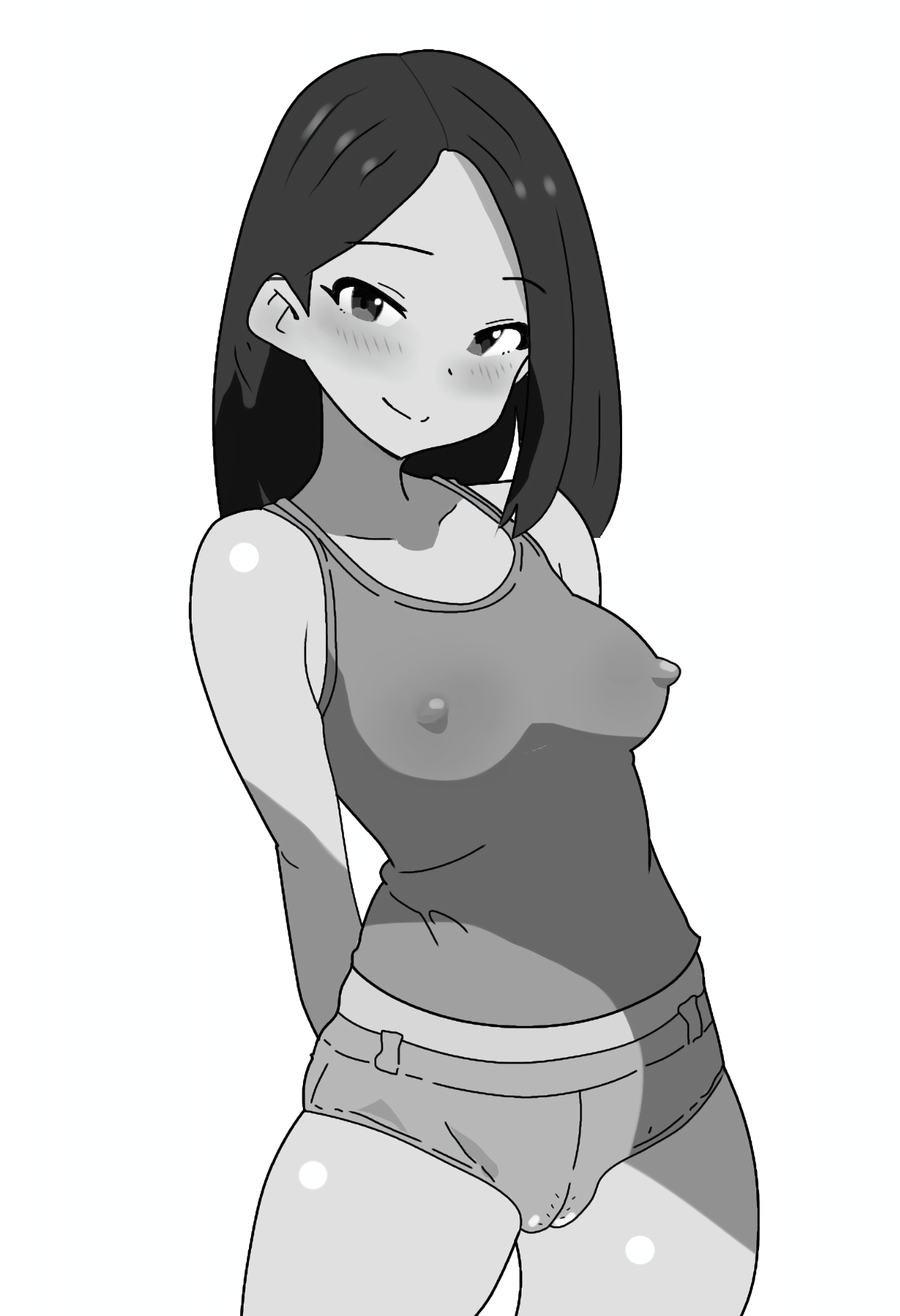 真夏になると平気で家の中で全裸になり、アイスを食べながらアニメを見ている妹の話。 画像8