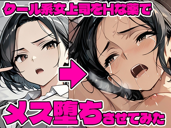 クール系女上司をHな薬でメス堕ちさせてみた 表紙