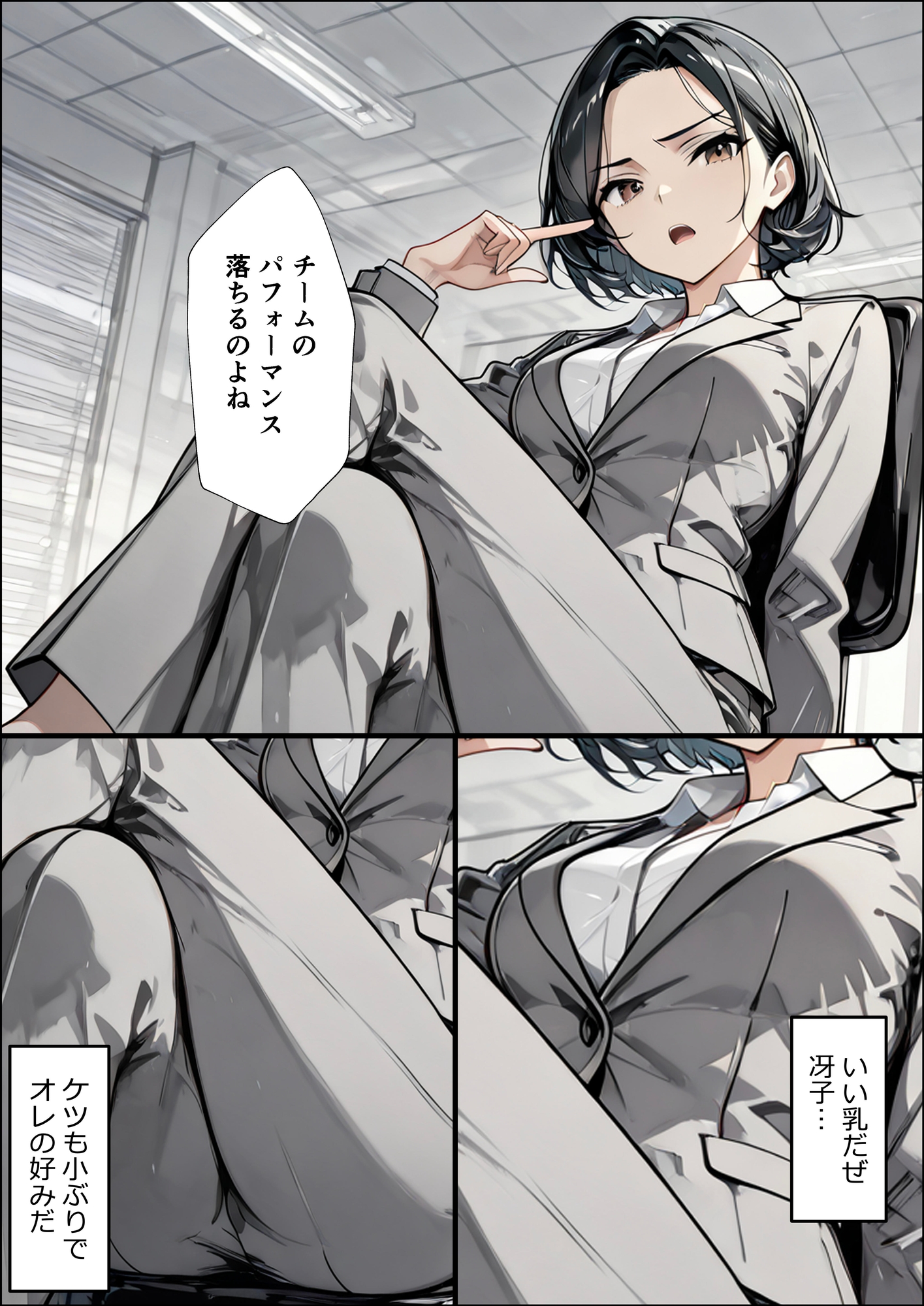 クール系女上司をHな薬でメス堕ちさせてみた サンプル 7/10