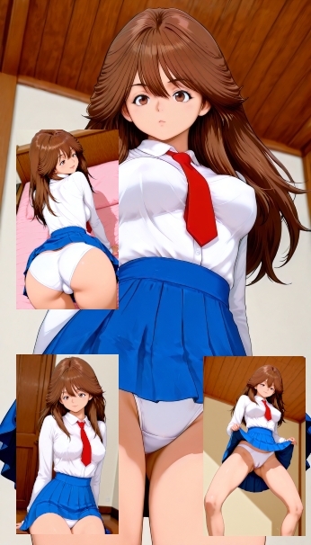 ちょっとレトロな女子のパンチライラスト集 画像3