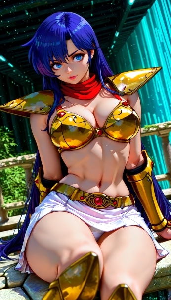 ちょっとレトロな女子のパンチライラスト集 画像5