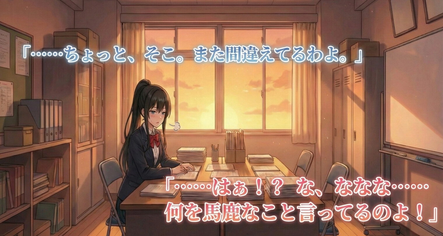 鉄仮面の生徒会長様は、隣の席の僕にだけ「隙」を見せる 画像1