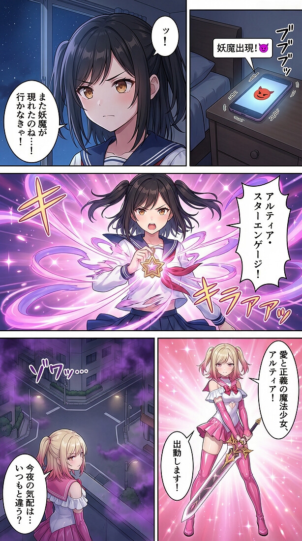 堕ちゆく星、黒き快楽 -前編- サンプル 2/4