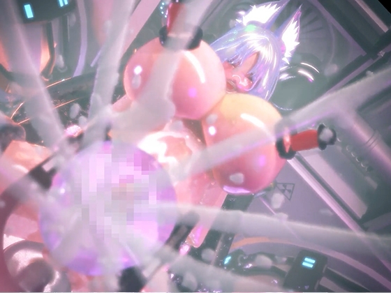 巨大ふたなり妖狐アクメ実験~容赦ない乳首オナホ責めでアヘ顔大量射精で失神アクメ堕ち~ 画像8