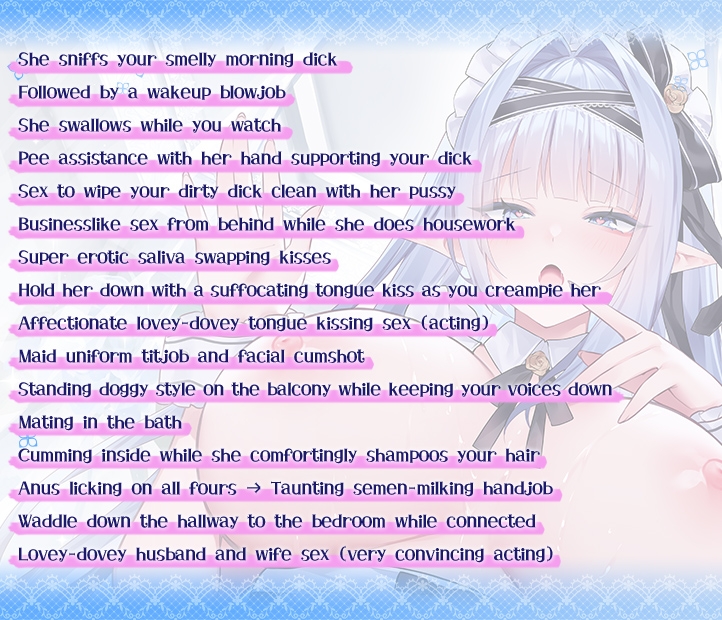 JK Elf's Parallel World Hospitality ~A Flawless Day of Refinement with your Businesslike Sexual Relief Maid~