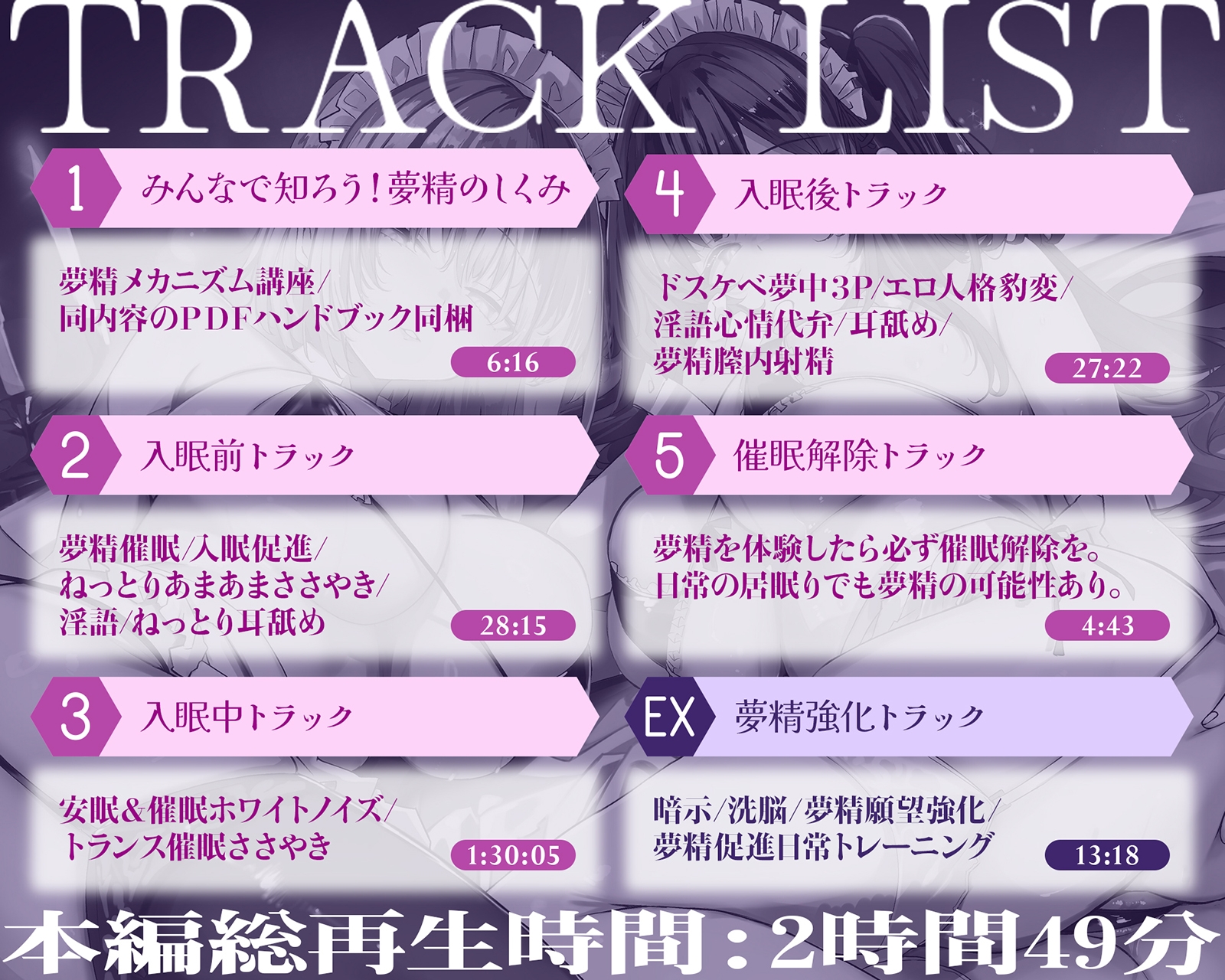 【夢精のしくみPDF同梱】実践！夢精催○～夢の中で必ず気持ちいい射精が出来る～[安眠×夢精快感] 画像8