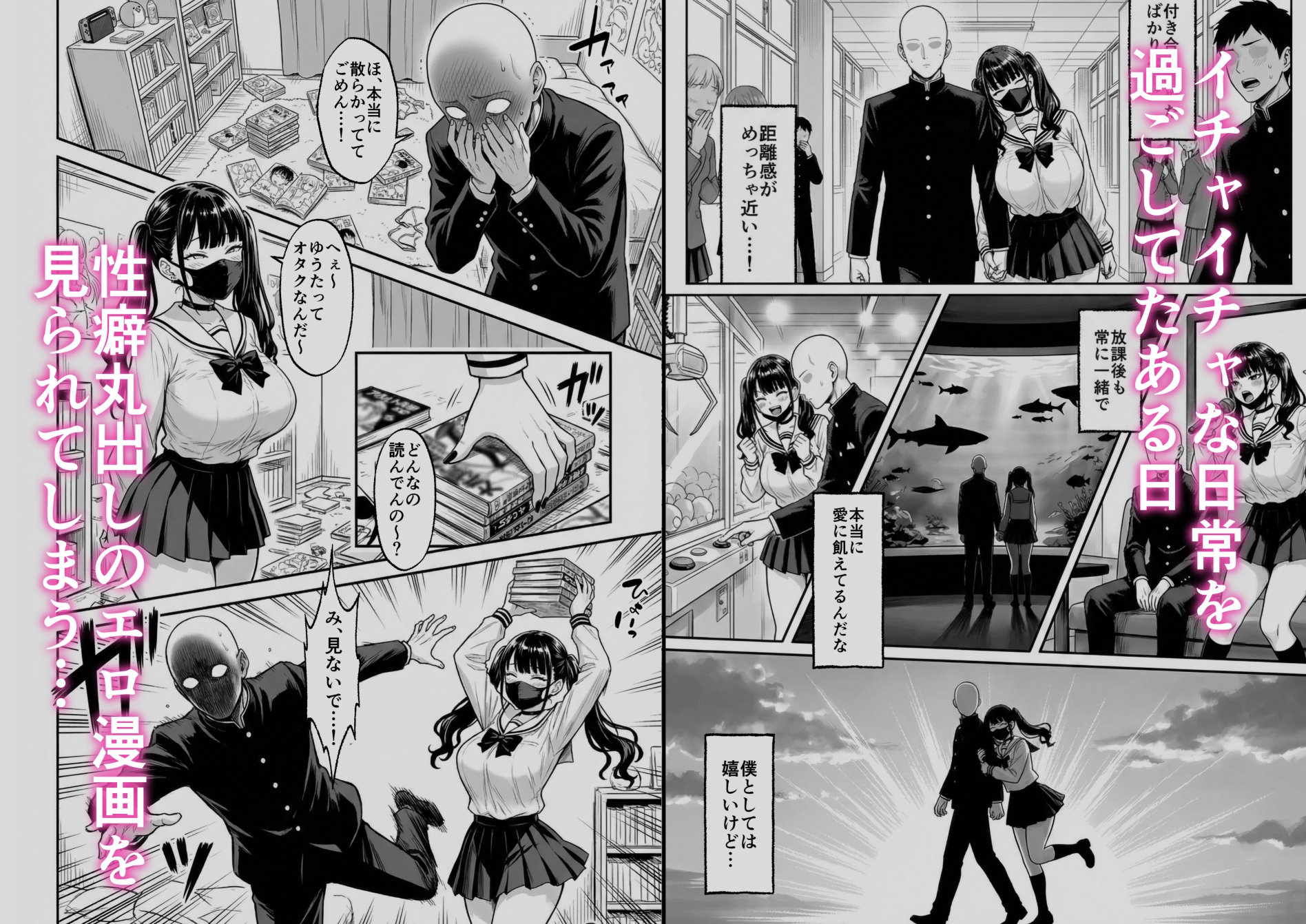 愛に飢えた爆乳地雷系ギャル サンプル 2/5