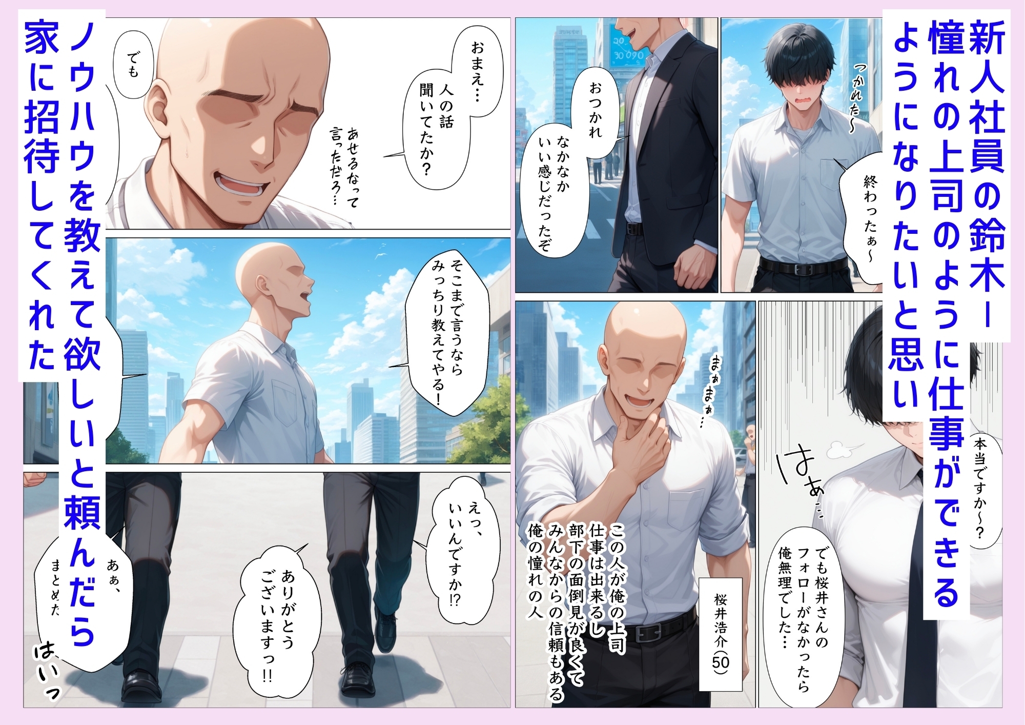 上司の家に遊びに行ったら爆乳妻と朝まで本気中出しセックスで俺のセフレになった話 サンプル 1/10