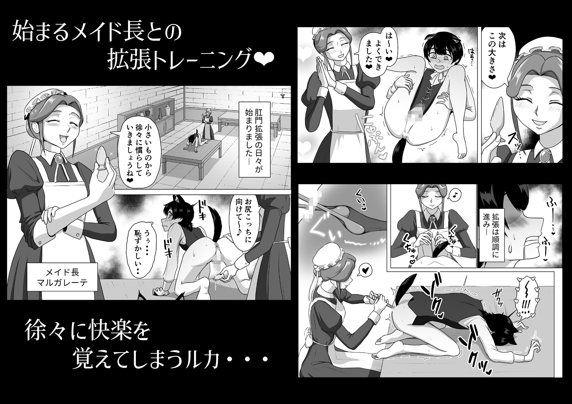 ふたなり女侯と従狼の夜伽_3