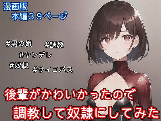 後輩がかわいかったので調教して奴隷にしてみた 表紙