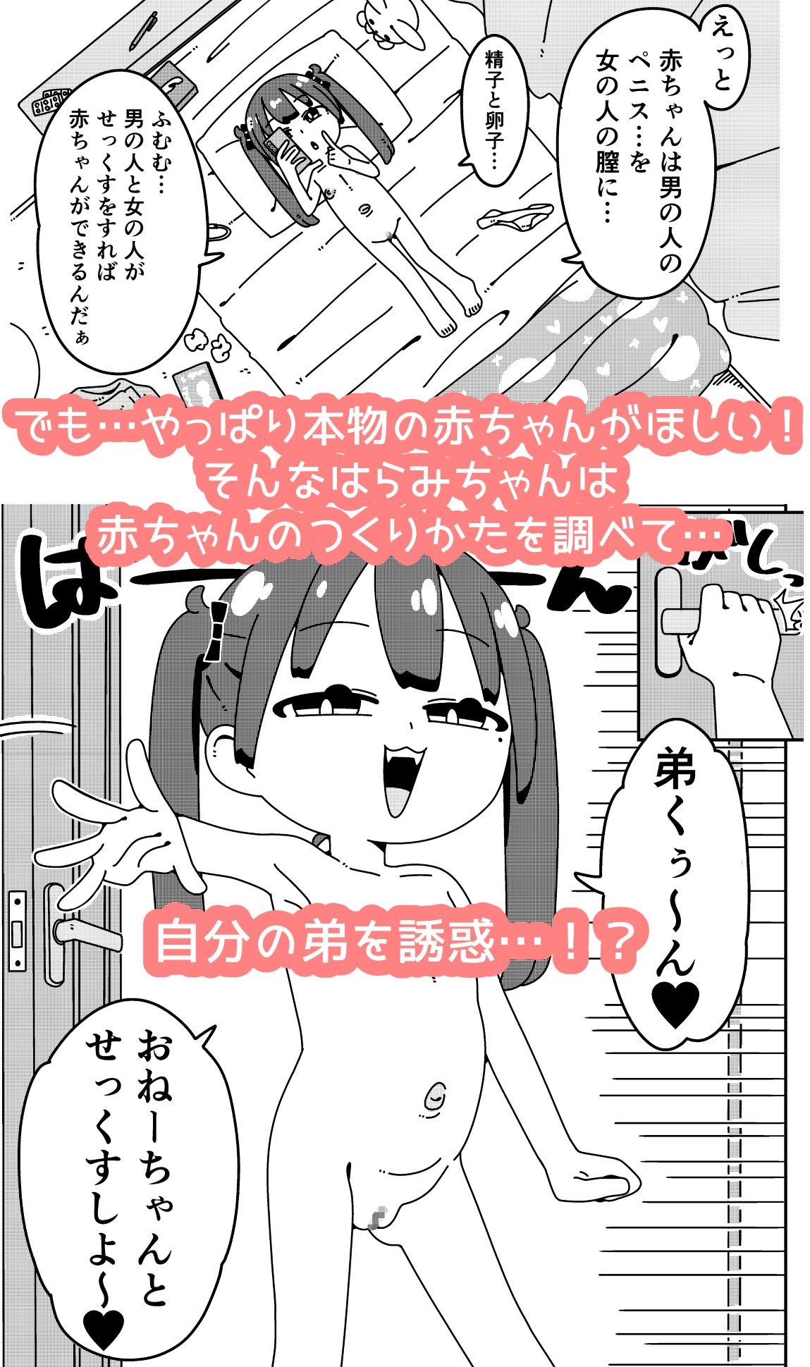 赤ちゃんがほしいので弟とせっくすします 画像2