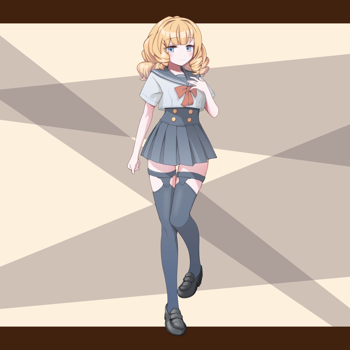 【立ち絵素材】セーラー少女<A> サンプル2