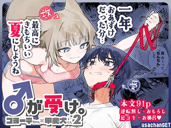 ♂が受け。コヨーテちゃん×甲斐犬くん2のメイン画像