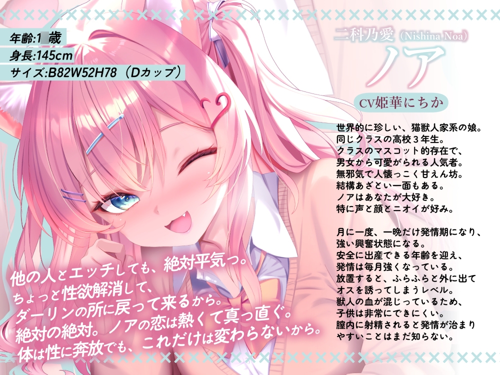 ⚡️電撃の7日間限定55円⚡️ドスケベJK発情猫ノアの弱肉強食ネトラセ報告【無声音囁きたっぷりNTR】 画像1