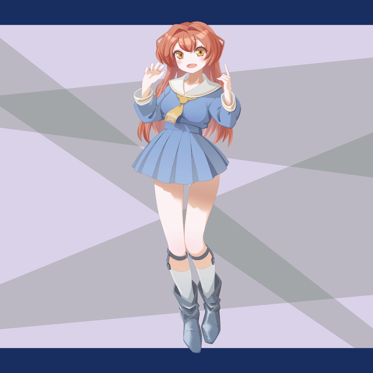 【立ち絵素材】セーラー少女<B> サンプル2