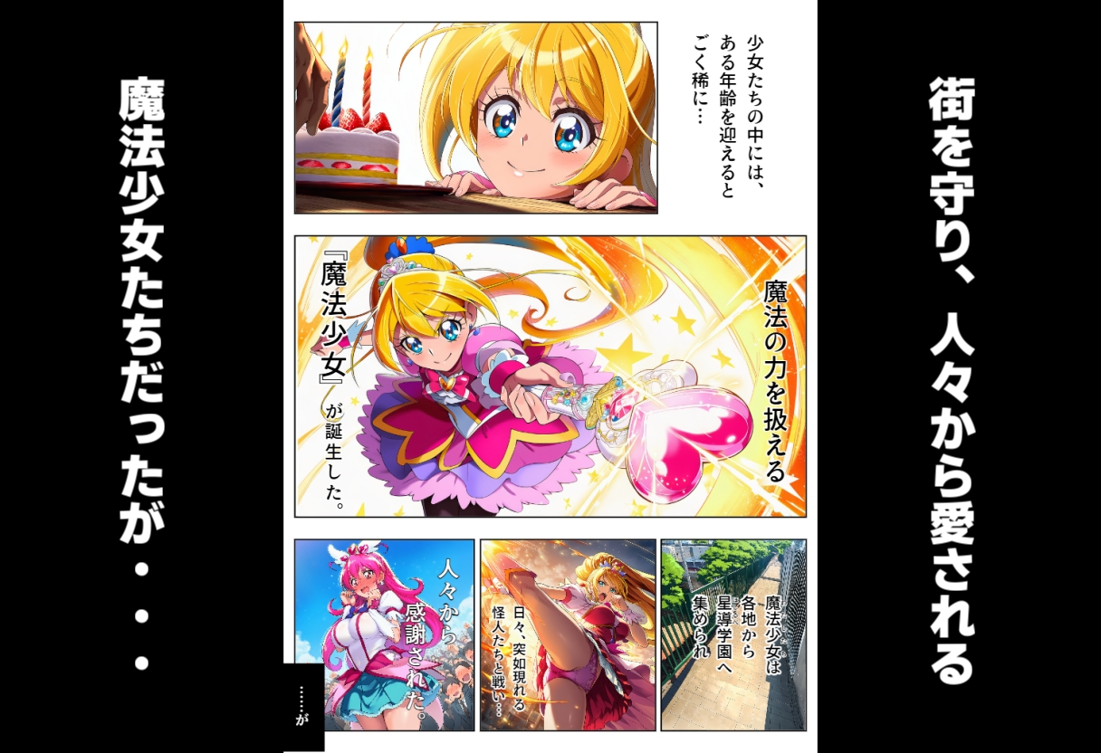 【お試し価格】敗北魔法少女の末路 ～地獄の学校生活編 前編～ サンプル 1/8