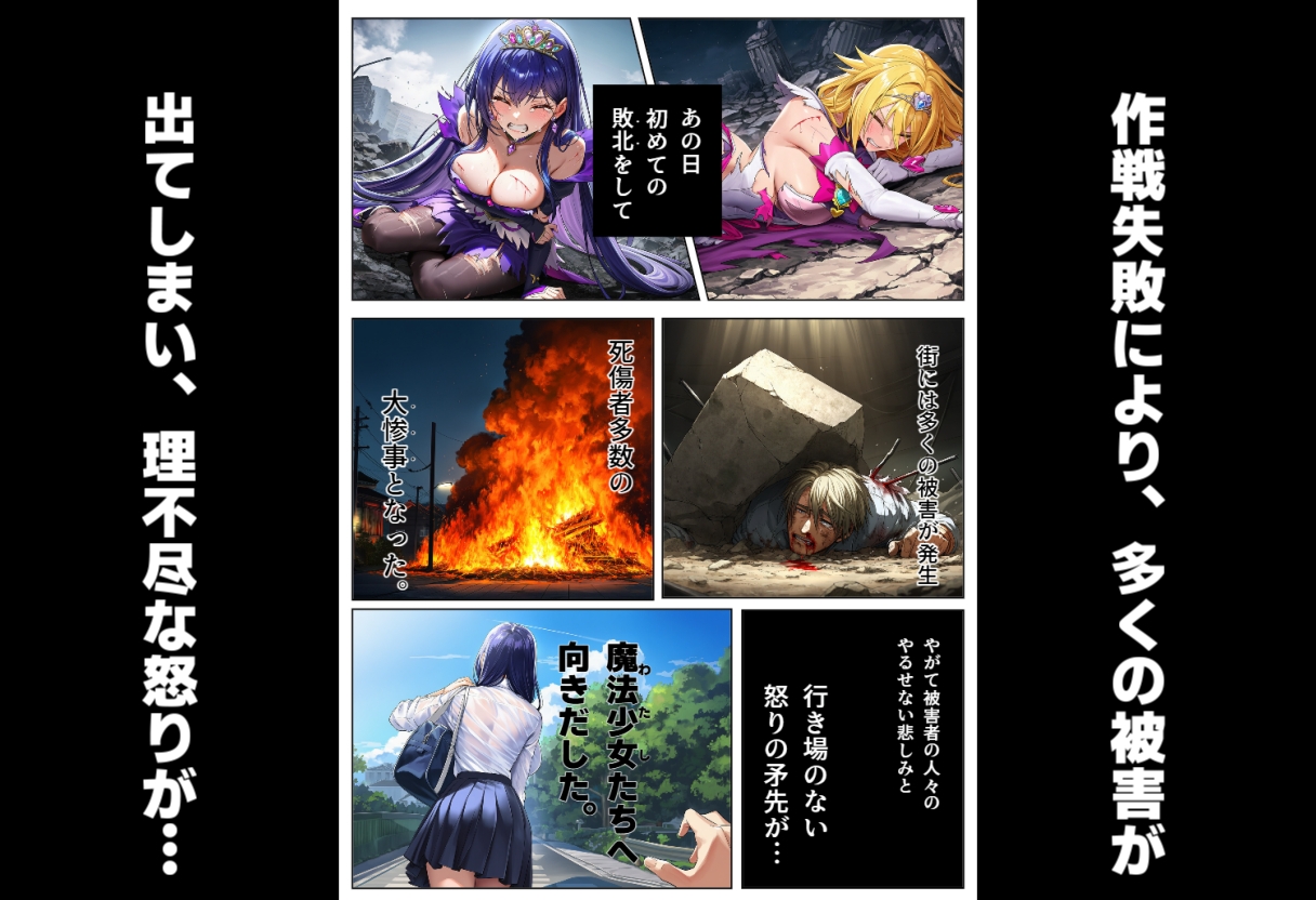 【お試し価格】敗北魔法少女の末路 ～地獄の学校生活編 前編～ サンプル 2/8