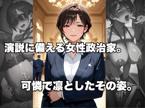 管理対象 : 女性政治家 ~公開自慰発覚・堕落管理録~ サンプル 2/6