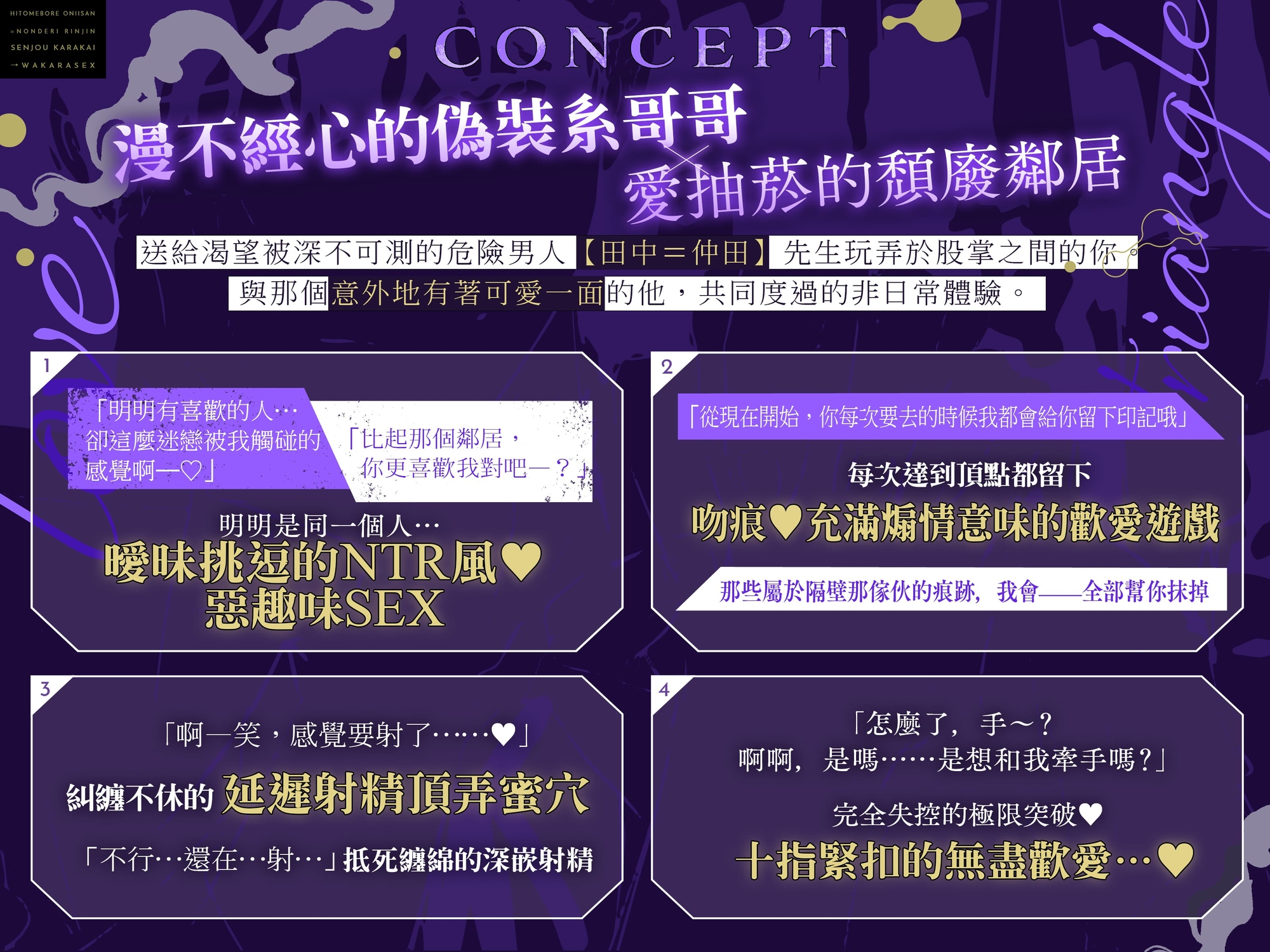 田中先生與仲田。【這是一個關於被危險系年上男 煽動調戲→身心調教SEX 最後徹底淪陷成為戀人的故事】-2画像