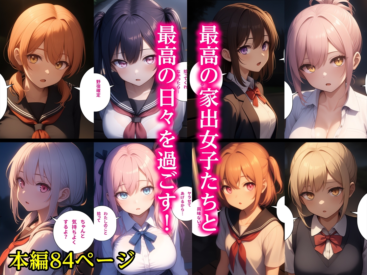 即オチ家出少女〜行き場のない女の子を拾ってヤラせてもらう〜 サンプル 8/8