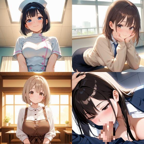 【4K60FPS】25職業の美女たちの裏ハメ撮り流出 ― 若妻・熟女・女上司・全169シーン サンプル1