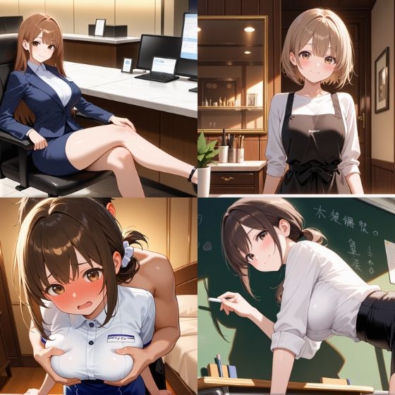 【4K60FPS】25職業の美女たちの裏ハメ撮り流出 ― 若妻・熟女・女上司・全169シーン サンプル5