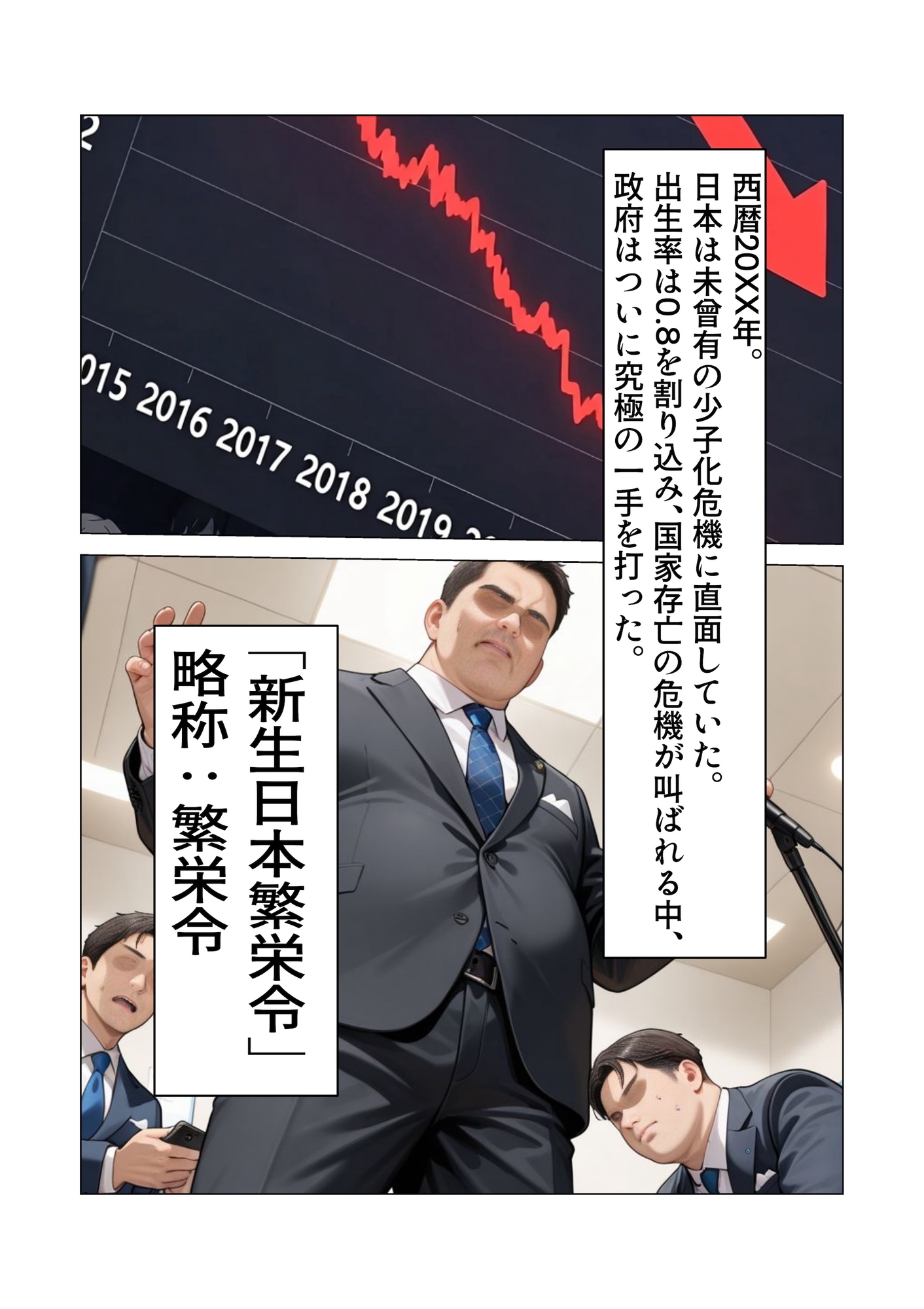 【AIイラスト・漫画集】スマホに届いた性交命令〜ゴミジジイ兄弟の種で子宮パンパン サンプル 1/10