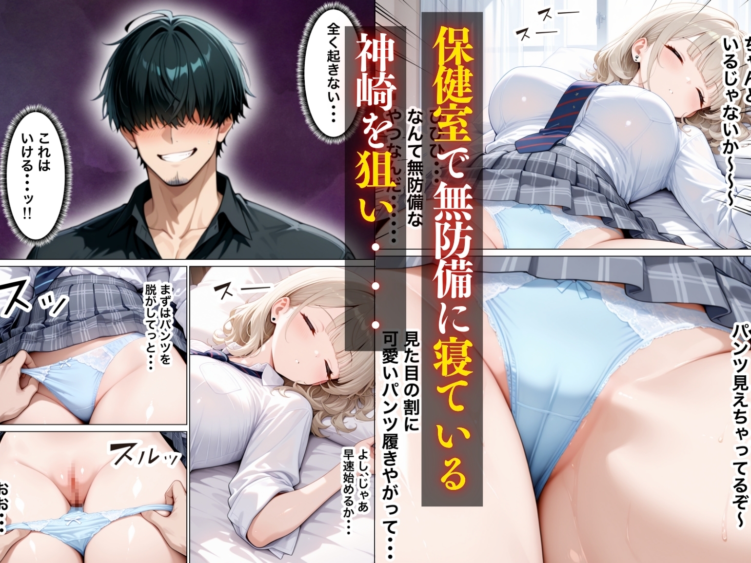 まじめ処女の教え子ギャルがクズ教師に開発される話 サンプル 3/10