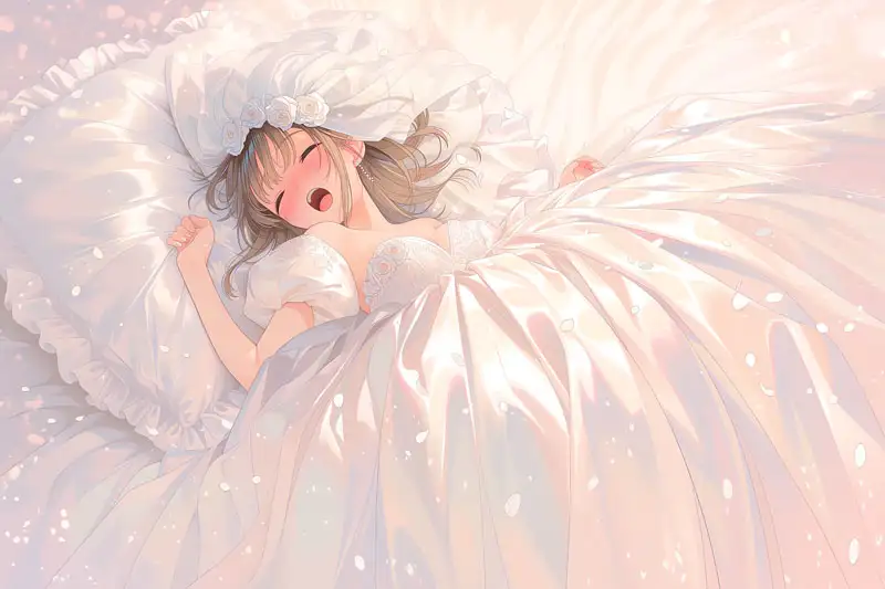 【ドレス美少女49】ツルツルドレスの中の秘め事 サンプル画像 2