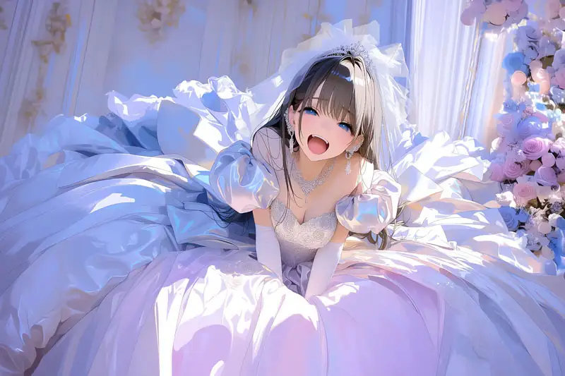 【ドレス美少女49】ツルツルドレスの中の秘め事 サンプル画像 4
