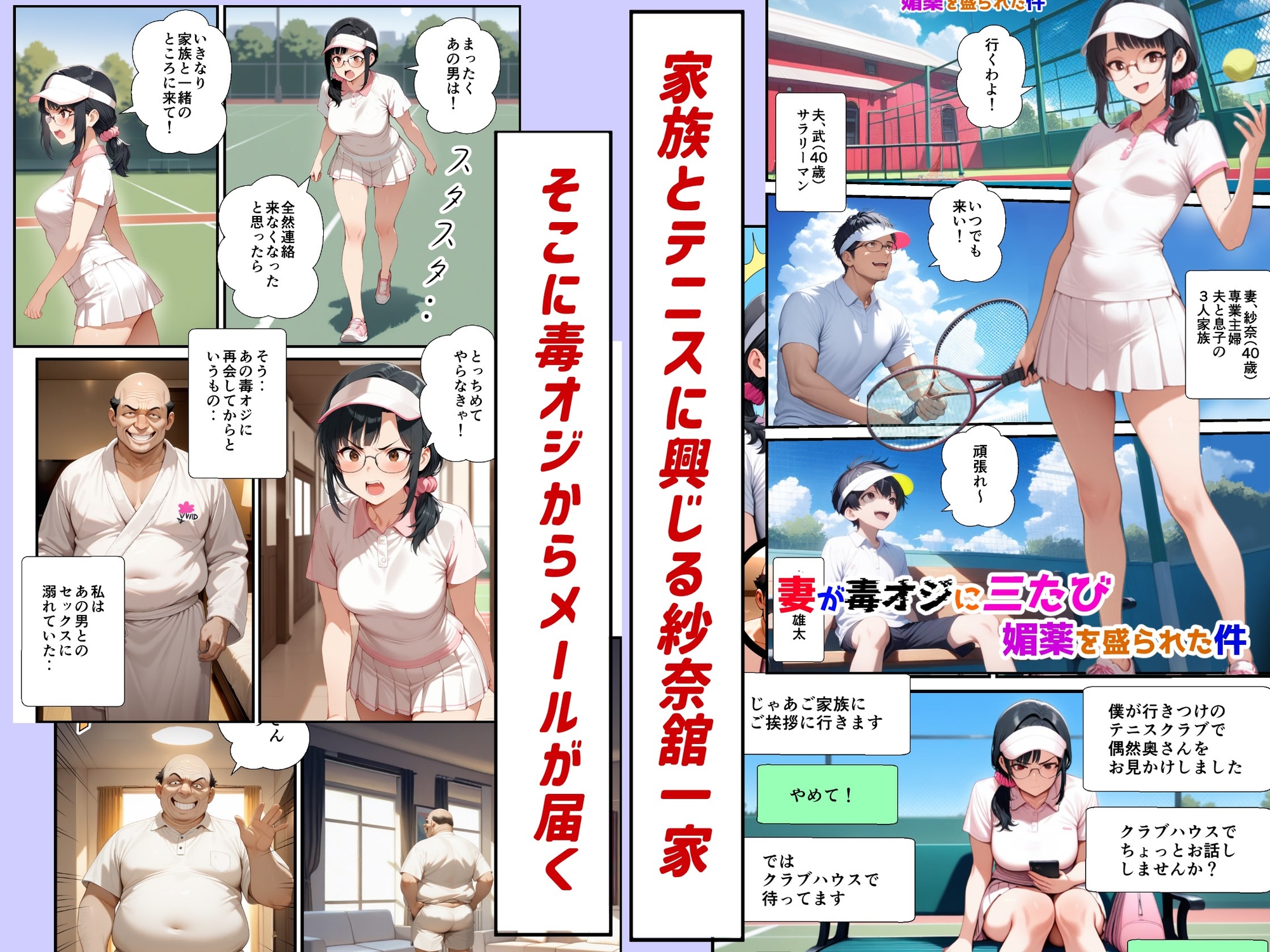 妻が毒オジに媚薬を盛られた件総集編1-3 サンプル 9/10