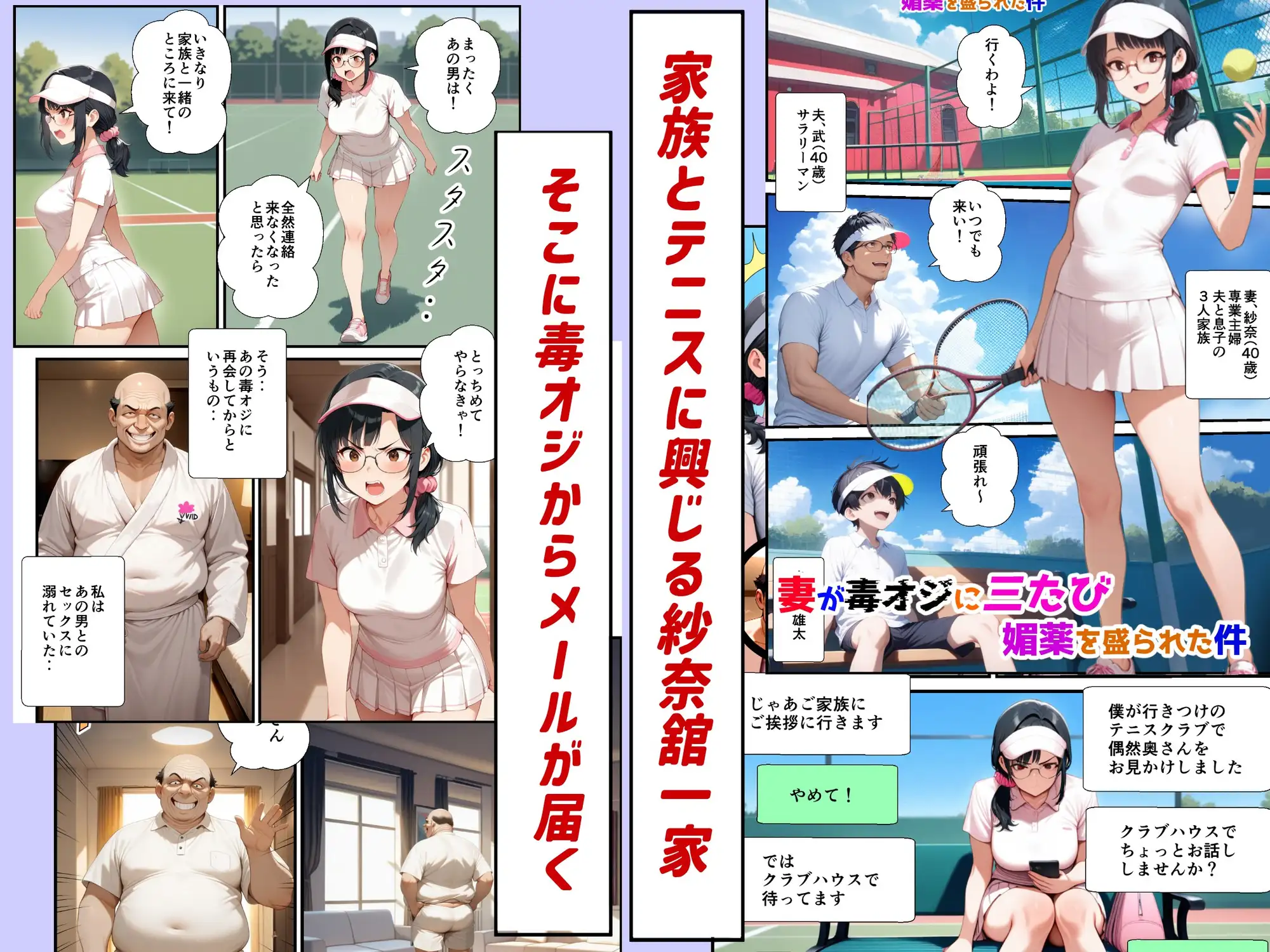 妻が毒オジに媚薬を盛られた件総集編1〜3 サンプル画像 9