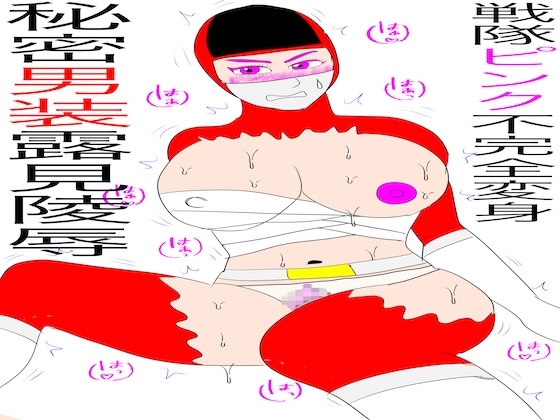 戦隊ピンク不完全変身秘密男装露見陵辱 表紙