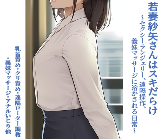 若妻紗矢さんはスキだらけ -セクシーランジェリ・遠隔操作・義妹に溶かされる日常-