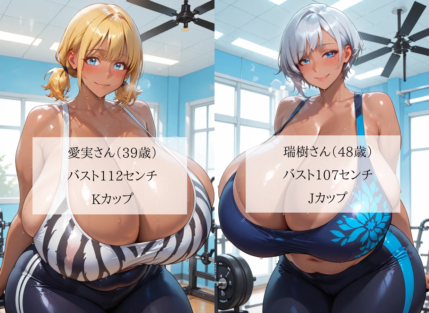 汗だく爆乳黒ギャル人妻スポーツジムのインストラクターになったボク…むちむち褐色熟女と毎日セックストレーニング<セリフ付CG集> [熟めろん] | DLsite - R18