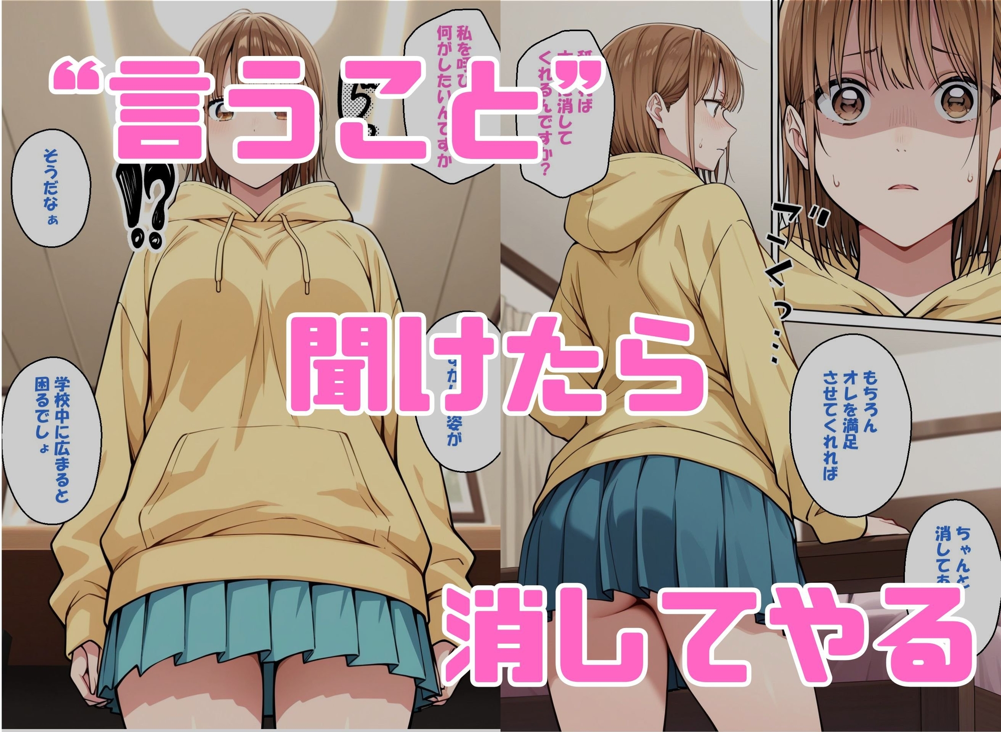 寝取られ女子 弱みをネタに支配された 鹿〇千夏 サンプル 2/8