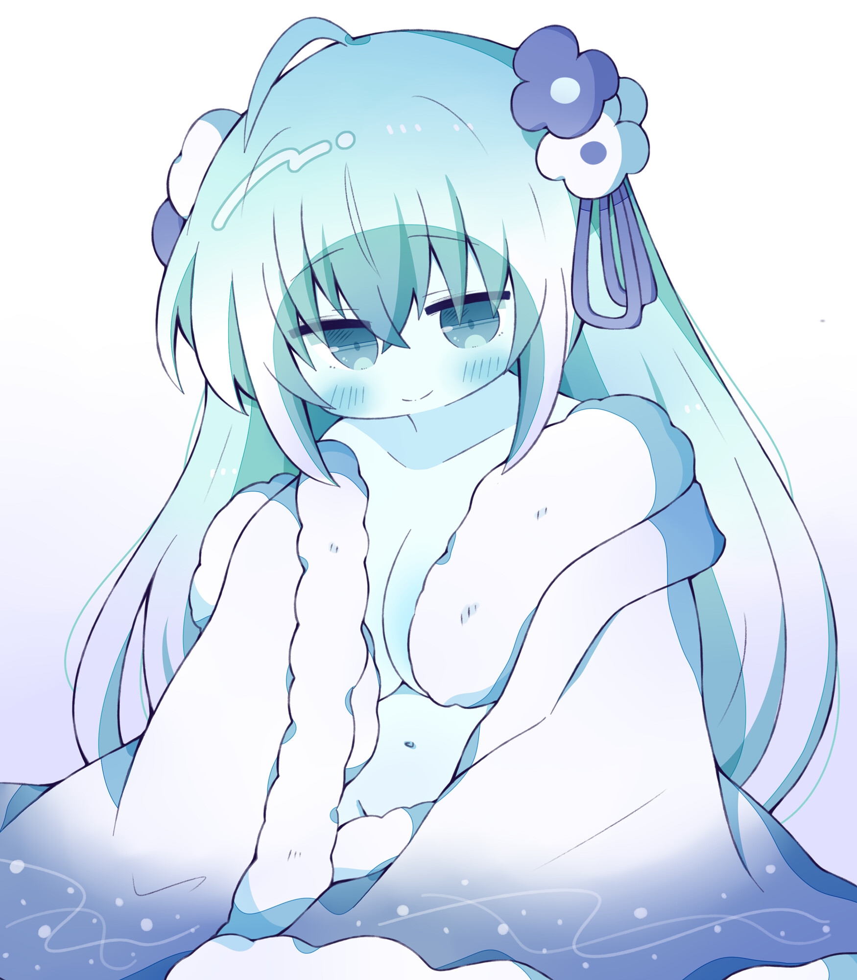 【人外娘逆レ○プ】雪女に凍えるほど冷たくアイされる夜。【氷漬け】 画像1