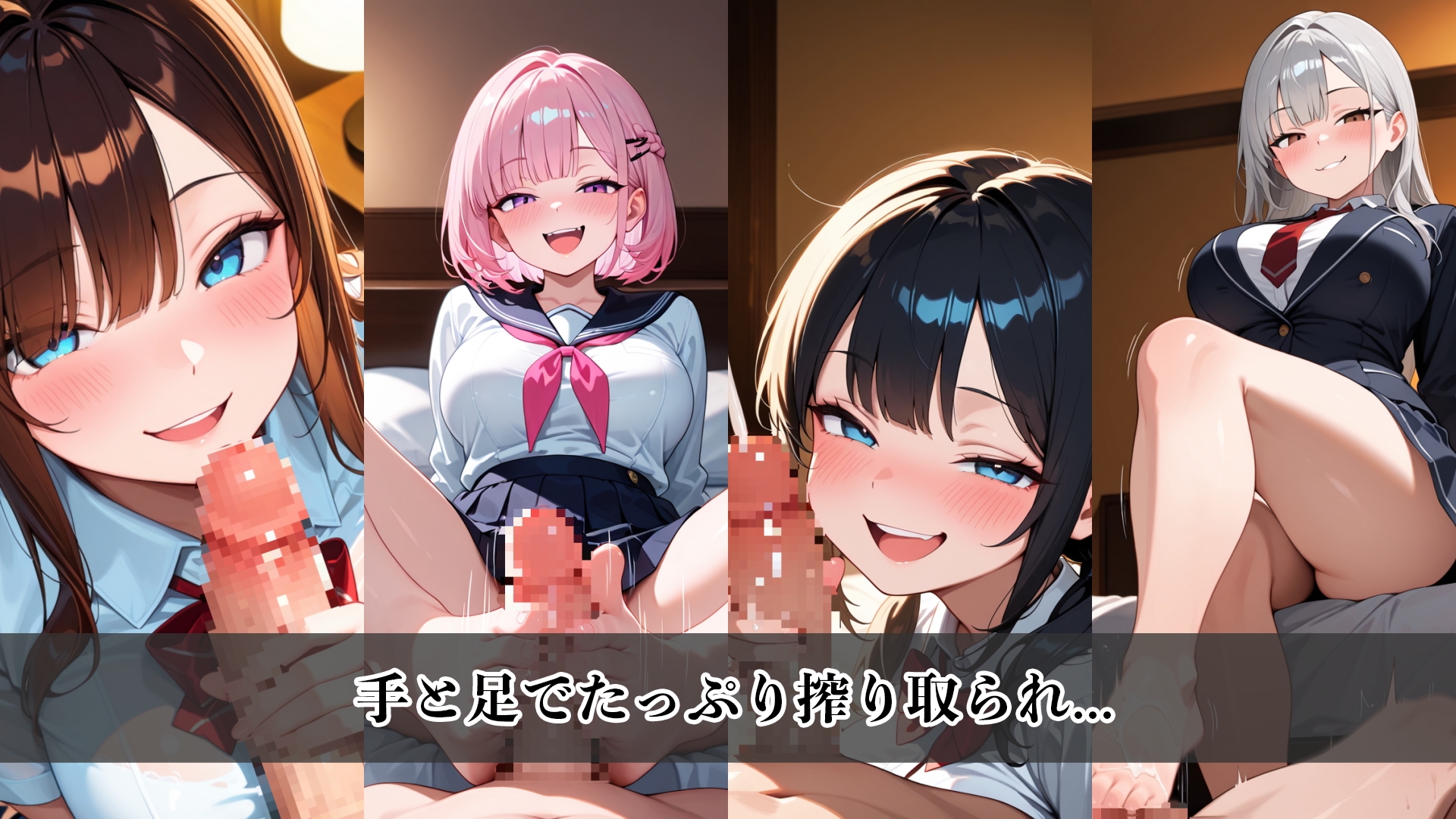 年下制服女子の秘密支配 ～夜のホテルで惨めに搾り尽くされる快楽地獄～ サンプル 2/10