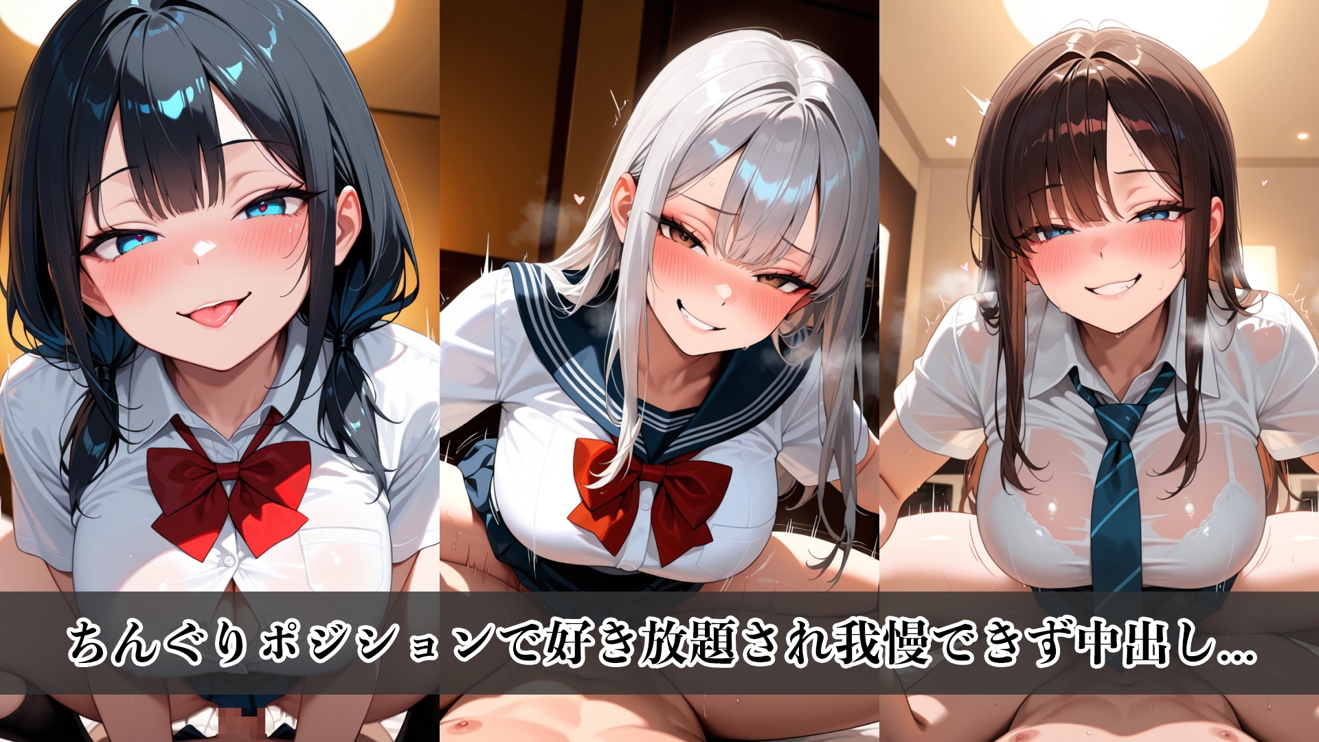 年下制服女子の秘密支配 ～夜のホテルで惨めに搾り尽くされる快楽地獄～ サンプル 4/10