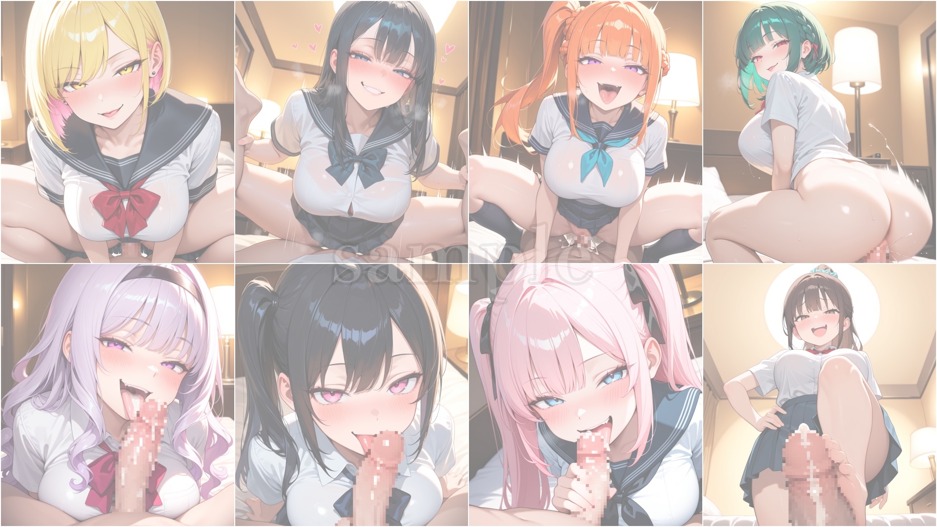 年下制服女子の秘密支配 ～夜のホテルで惨めに搾り尽くされる快楽地獄～ サンプル 7/10