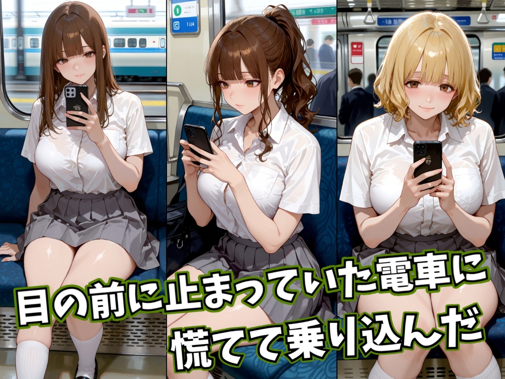 無限射精電車 ～次の停車駅は…君の奥～Vol.2 サンプル 5/10